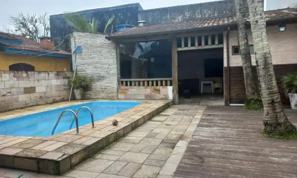 Casa para Venda em Bertioga, Boraceia, 4 dormitórios, 2 suítes, 4 banheiros, 5 vagas