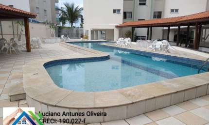 Apartamento com 2 quartos mobiliado na praia em Caraguatatuba-S