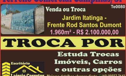 Terreno à venda na Rua Eldorado, Jardim Itatinga, Campinas
