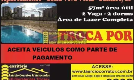 Apartamento Venda em Sumaré SP Residencial Viva Vista Aceita Veículos como Parte de Pagamento
