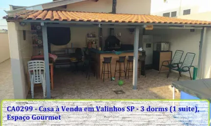 Casa à venda em valinhos sp, 3 dorms (suite), aceita financiamento bancário, consórcio - r$ 680.000,00