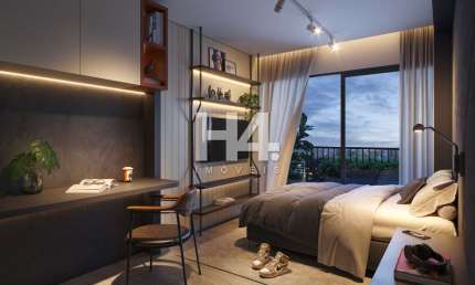 Kitnet / Stúdio à venda na Rua Atílio Bório, Cristo Rei, Curitiba, 22 m2 por R$ 221.100