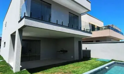 Casa em condomínio fechado com 4 quartos à venda na Rua Sucupió, 120, Abrantes, Camaçari