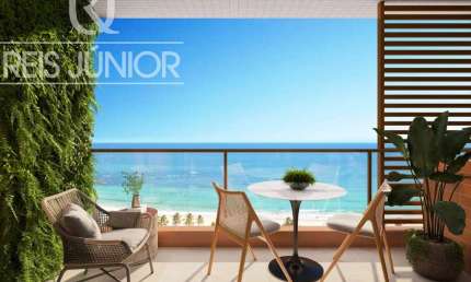 Studio Vista Mar com estrutura de lazer e segurança