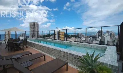 Kitnet / stúdio à venda na rua recife, 60, barra, salvador, 22 m2 por r$ 500.000