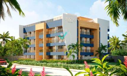 Flat com 1 quarto à venda na Rua Carauna X Praça 10 - Merepe, Porto de Galinhas, Ipojuca
