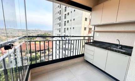 Aluga apto 42 M2 Mobilia Completa e planejados, Residencial Arvo Ribeirania RP.