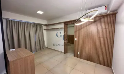 Aluga Apogeu 01 dorm, 42 M2 completo Planejados, frente Presidente Vargas em RIbeirao preto.