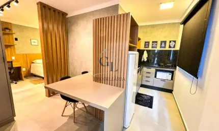 Aluga apto 31M2 Decorado, planejados em Rua Arnaldo Victaliano Ribeirao Preto Proximo UNAERP Rp