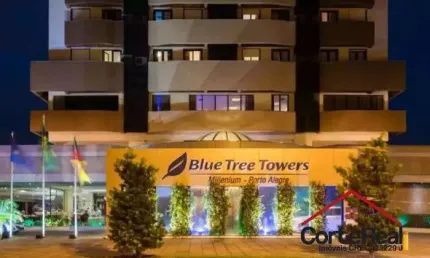 Flat com 1 quarto à venda na Avenida Borges de Medeiros, 3120, Praia de Belas, Porto Alegre por R$ 450.000