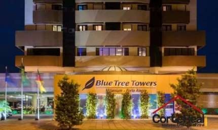Flat com 1 quarto à venda na Avenida Borges de Medeiros, 3120, Praia de Belas, Porto Alegre por R$ 315.000