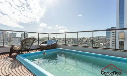 Cobertura com 3 quartos à venda na Avenida General Barreto Viana, 1175, Chácara das Pedras, Porto Alegre por R$ 1.961.000