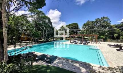Casa 3 quartos mais dependência em terreno privativo no Quintas do Castelo da Torre 3km da Praia do Forte Bahia