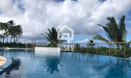 Apartamento mobiliado com 3 quartos pé na areia à venda em Itacimirim Bahia