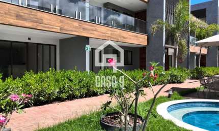 Apartamento térreo novo com 3 suítes á venda na Praia do Surf em Itacimirim Bahia