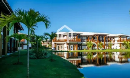 Apartamento térreo com 1 quarto mobiliado a venda no condomínio vila da enseada em praia do forte bahia