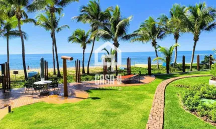 Apartamento a venda com 4 suítes pé na areia em Itacimirim Bahia