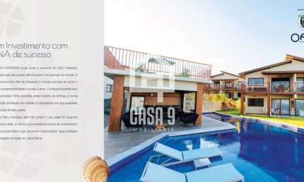 Lançamento OAHU ITACIMIRIM apartamento 2 suítes com garden e mezanino em Itacimirim Bahia