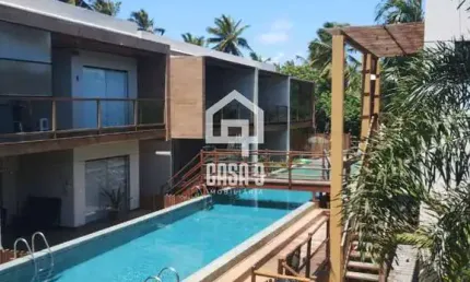 Apartamento térreo com 2 quartos a venda no condomínio Casa Amarela Imbassai Bahia