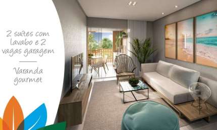 Apartamento à venda térreo 2 suítes nunca habitado em Itacimirim Bahia