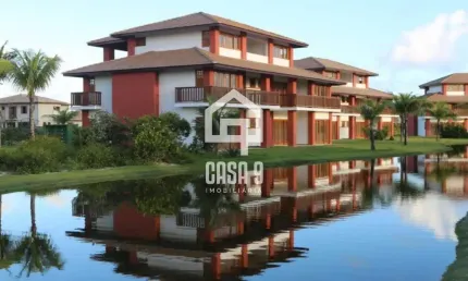 Apartamento a venda com 2 suítes no Village das Acacias Piscinas Naturais Praia do Forte Bahia