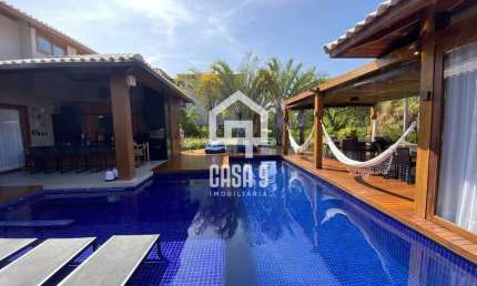 Casa a venda com 4 suítes no condomínio Ilha dos Pássaros em Praia do Forte Bahia