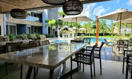Apartamento superior com terraço e 2 suítes a venda na Praia do Surf em Itacimirim Bahia