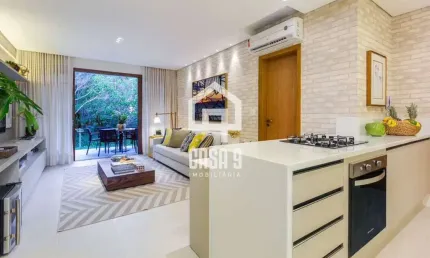 Apartamento térreo mobiliado com 2 quartos a venda no reserva timeantube em praia do forte bahia