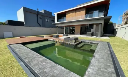 Sobrado com 4 dormitórios à venda, 360 m² por r$ 4.770.000,00 - condomínio reserva do paratehy - são josé dos campos/sp