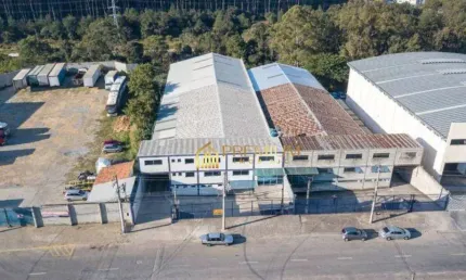 Galpão, 2200 m² - venda por r$ 6.000.000,00 ou aluguel por r$ 40.000,00/mês - chácaras reunidas - são josé dos campos/sp