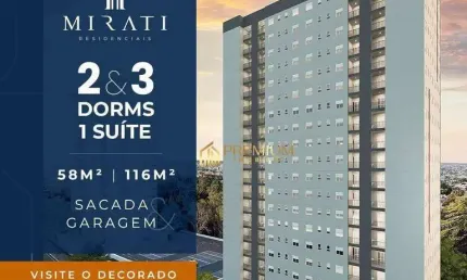 Apartamento com 2 dormitórios à venda, 58 m² por R$ 395.000 - Vila Industrial - São José dos Campos/SP