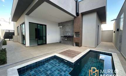 Casa térrea com 152m², piscina no Condomínio Reserva Rudá