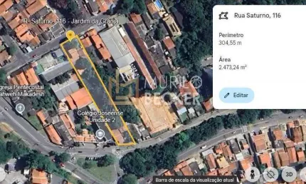 Terreno à venda na Rua Saturno, Jardim da Granja, São José dos Campos