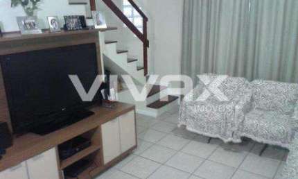 Casa em condomínio fechado com 3 quartos à venda na Rua Cirne Maia, Cachambi, Rio de Janeiro, 181 m2 por R$ 640.000