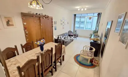 Apartamento com 3 quartos à venda na avenida nossa senhora de copacabana, leme, rio de janeiro, 124 m2 por r$ 1.400.000