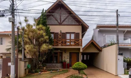 Casa em Condomínio para Venda em Valinhos, Lenheiro, 3 dormitórios, 2 suítes, 5 banheiros, 2 vagas