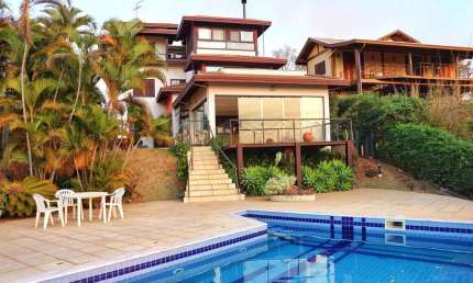 Casa em Condomínio para Locação em Valinhos, Pinheiro, 4 dormitórios, 4 suítes, 7 banheiros, 8 vagas