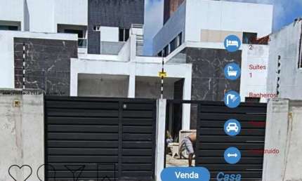 Casa 2 Quartos à venda no Novo Milênio, João Pessoa/PB