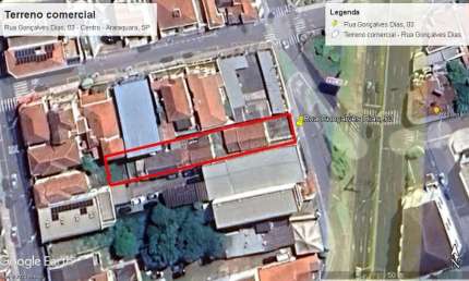 Terreno comercial à venda no Centro, Araraquara , 325 m2 por R$ 690.000