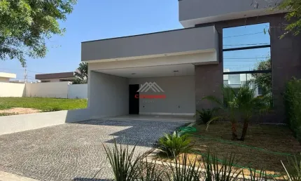 Casa de Luxo à Venda no Condomínio Olívio Franceschini I - Hortolândia-SP: 3 suítes, área gourmet, piscina e segurança 24H