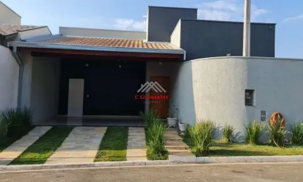 Espetacular casa à venda no condomínio okinawa em hortolândia-sp: 3 quartos, 1 suíte, 1 sala, 2 banheiros, 2 vagas de garagem!