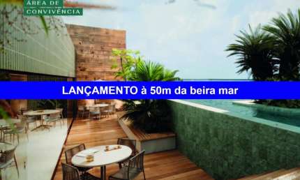 FLATS com Piscina e Duplex À 50metros da beira mar. INVISTA E TENHA VALORIZAÇÃO E RENTABILIDADE  NA PRAIA DOS CARNEIROS.