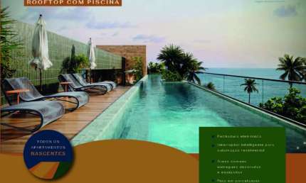 Flats de Praia a 50m do Mar em Tamandaré-PE | Lançamento com Piscina Privativa e Entrada de R$ 15 Mil!
