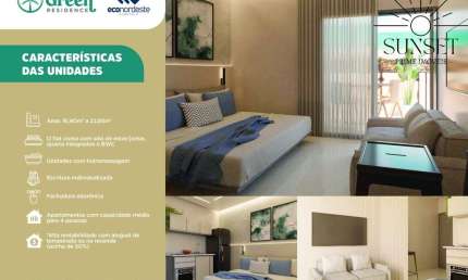 ECO GREEN RESIDENCE -LANÇAMENTO!! INVESTIMENTO SEGURO E SUPER RENTÁVEL INVISTA EM FLATS EM UMA DAS PRAIAS MAIS BONITAS DO BRASIL - PORTO DE GALINHAS.