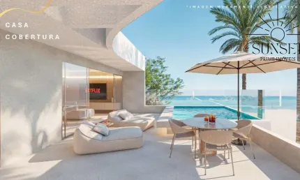 LANÇAMENTO DE LUXO na beira-mar de Maracaípe PORTO DE GALINHAS. APTOS E CASAS DE ATÉ 4 SUÍTES. PAGAMENTO PERSONALIZADO