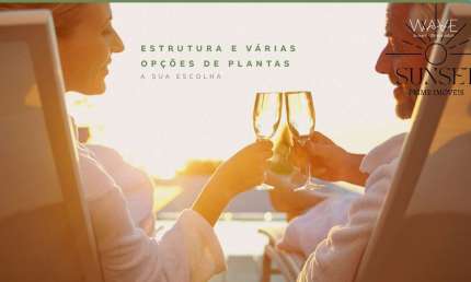 Wave Beach Serrambi Lançamento DUPLEX BEIRA MAR de Sucesso em frente às Piscinas Naturais de Serrambi - Porto de Galinhas - Flats de 22,86m² a 66,93m²