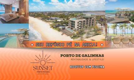 Vila Porto - na beira-mar de Porto de Galinhas! NOVO! Pronto pra você desfrutar, investir com segurança, alta rentabilidade e valorização