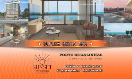Makaloa Premium - LANÇAMENTO - DUPLEX à beira-mar de Porto de Galinhas. ENTREGA EM OUTUBRO/26 - ALTA VALORIZAÇÃO E RENTABILIDADE