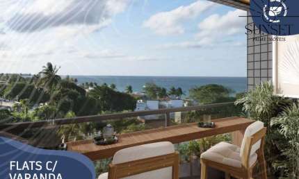ÚLTIMAS UNIDADES de FLATS / STUDIOS 21m² a 44m² à 3 minutos da beira-mar de Tamandaré-PE, onde fica a PRAIA DOS CARNEIROS.