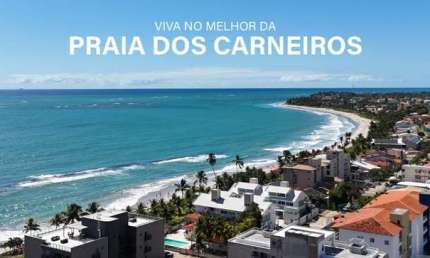 NAU Home Resort -LANÇAMENTO DE SUCESSO na PRAIA DOS CARNEIROS. Stúdios, apartamentos de 1 a 3 quartos a partir de R$ 229.000,00